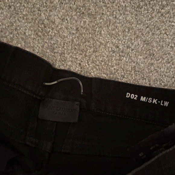 Saint Laurent Black Denim Jeans
